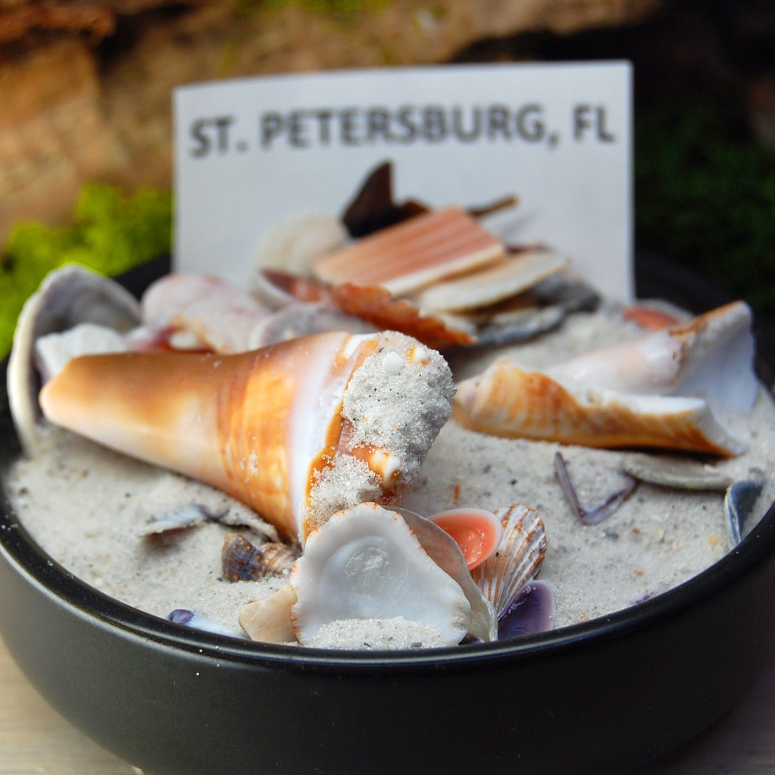 FLORIDA Beach Sand Wedding Rings - How Earthy Materials Like Sand, Dirt and Rocks Can Symbolize Your Unique Love Story - Minter and Richter Designs