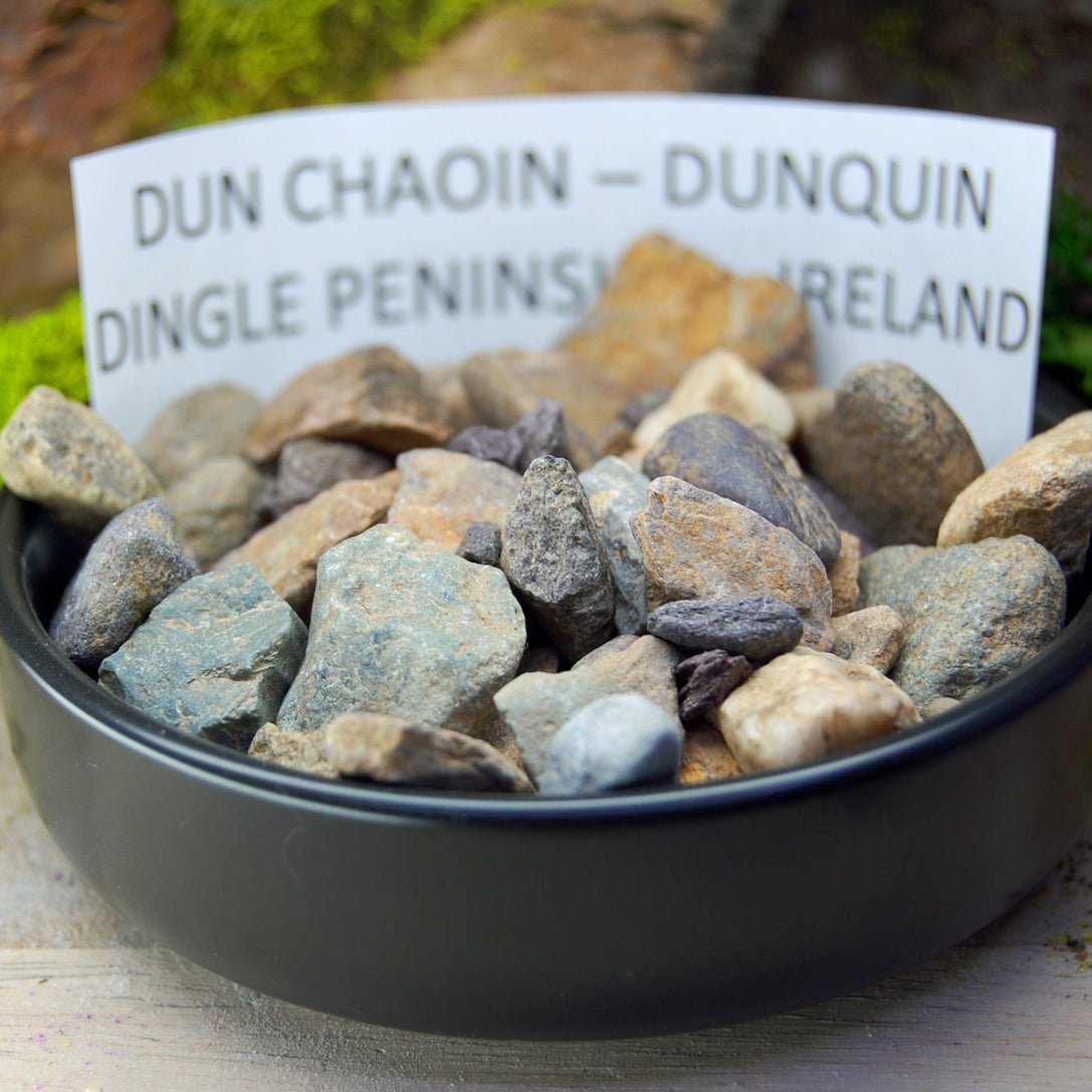 IRELAND Beach Sand Wedding Rings - How Earthy Materials Like Sand, Dirt and Rocks Can Symbolize Your Unique Love Story - Minter and Richter Designs