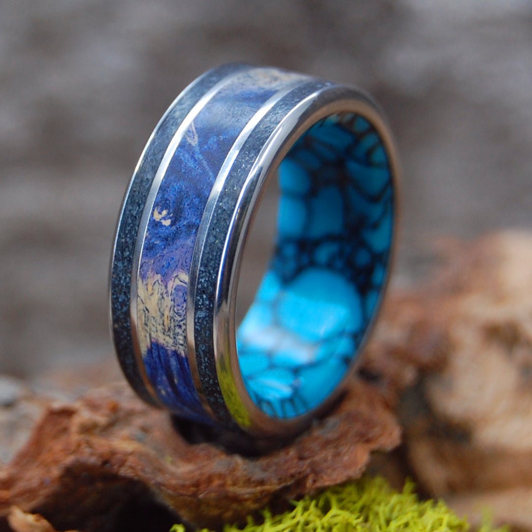 Blue Rings & Wedding Bands - Minter and Richter Designs