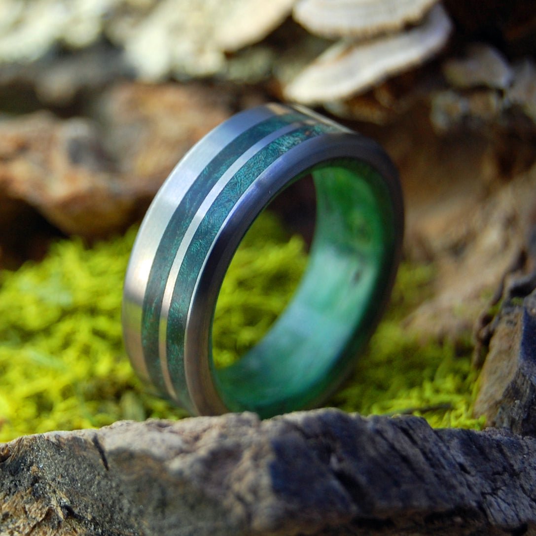 Green Rings & Wedding Bands - Minter and Richter Designs