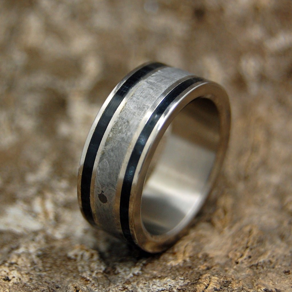 Meteorite Rings & Wedding Bands - Minter and Richter Designs