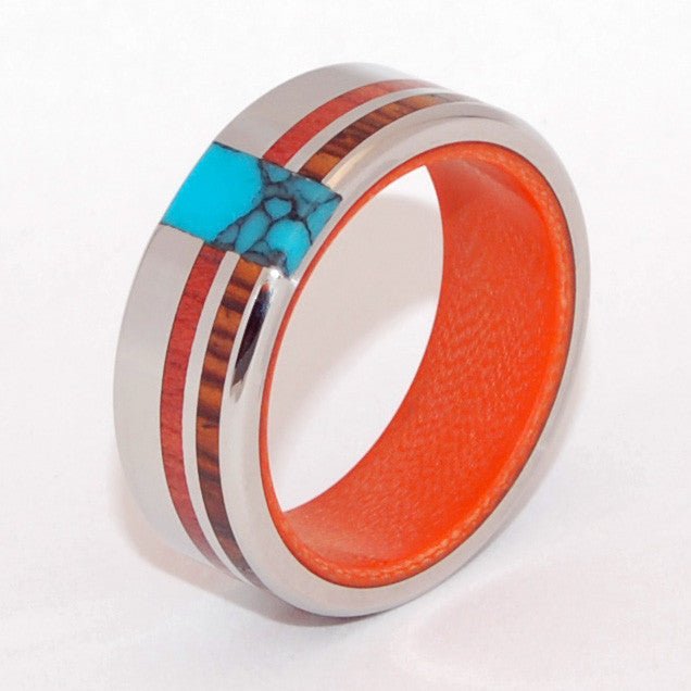 Orange Rings & Wedding Bands - Minter and Richter Designs