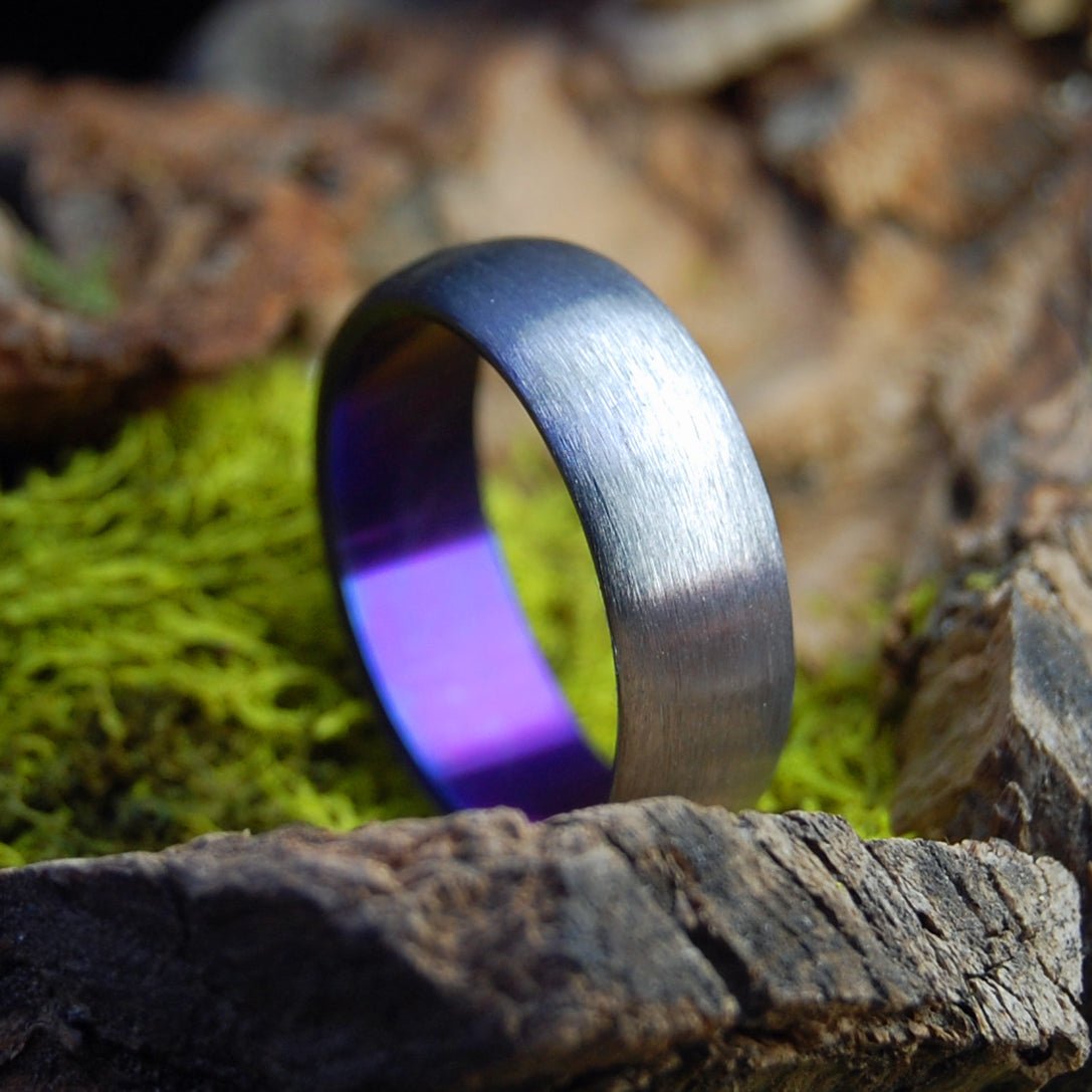 Purple Rings & Wedding Bands - Minter and Richter Designs