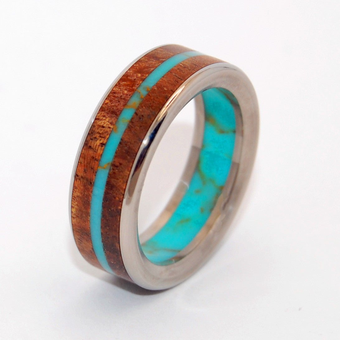 African Copper King | Men's Copper, Ebony Wood & Titanium Wedding Ring - Minter and Richter Designs