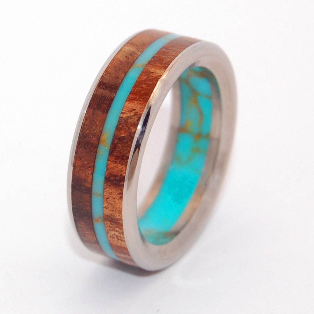 African Copper King | Men's Copper, Ebony Wood & Titanium Wedding Ring - Minter and Richter Designs