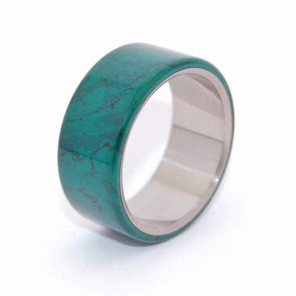 All I Want Is You And Jade | Men's Jade & Titanium Wedding Ring - Minter and Richter Designs