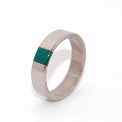 Arrant Jade | Men's Jade & Titanium Wedding Ring - Minter and Richter Designs