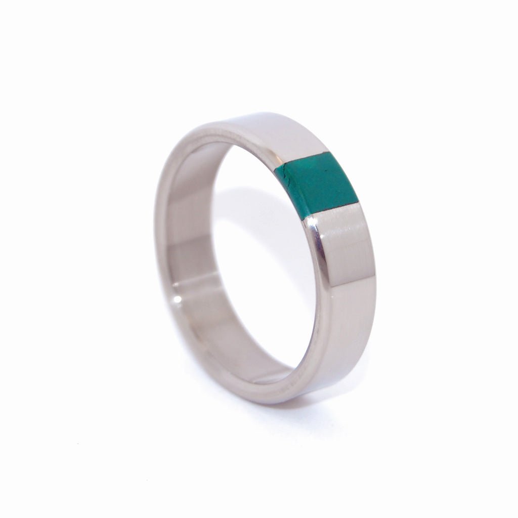 Arrant Jade | Men's Jade & Titanium Wedding Ring - Minter and Richter Designs