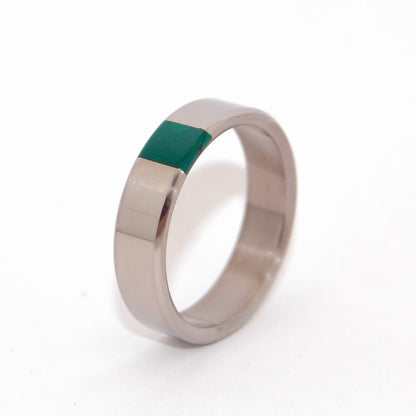 Arrant Jade | Men's Jade & Titanium Wedding Ring - Minter and Richter Designs