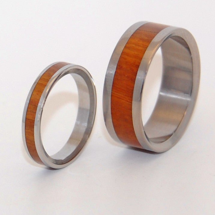 Auri Bliss | Ancient Kauri Wood - Wooden Wedding Ring - Handcrafted Matching Wooden Wedding Set - Minter and Richter Designs