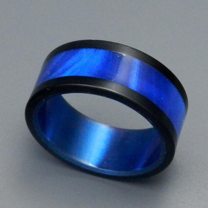 Avec Tu | Men's Titanium Wedding Ring - Minter and Richter Designs