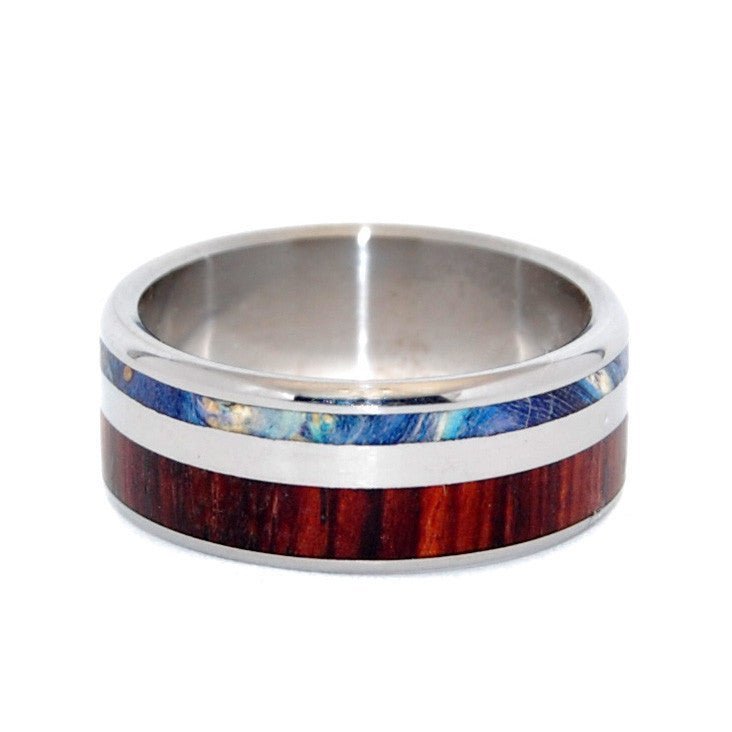 Beyond Waves Of Love | Men's Wood & Titanium Wedding Ring - Minter and Richter Designs