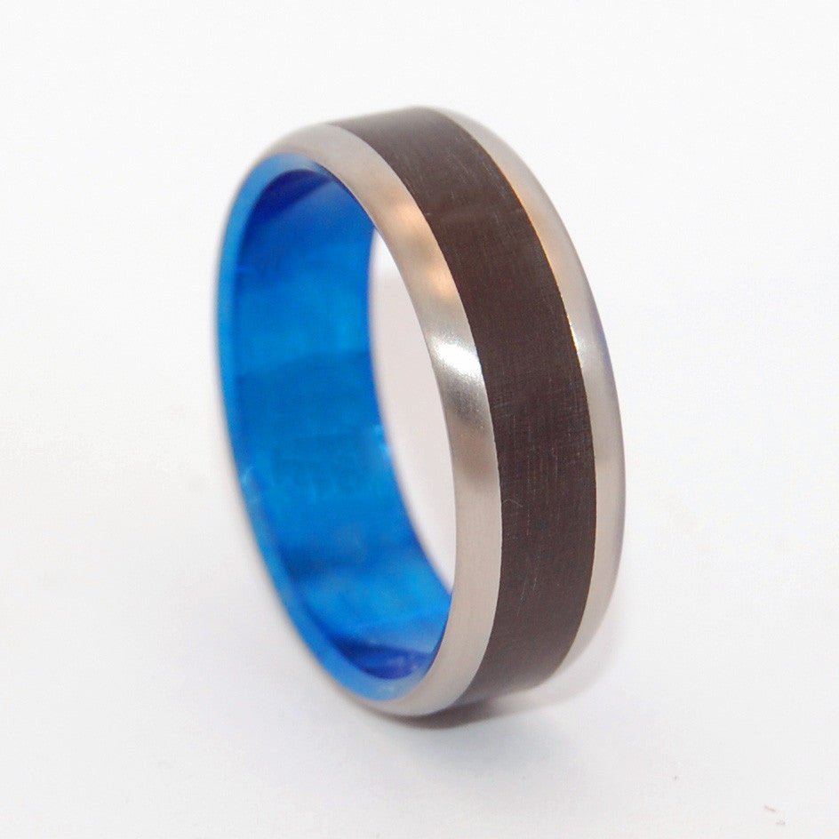 Blue Buffalo | Men's Water Buffalo Horn & Titanium Wedding Ring - Minter and Richter Designs