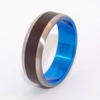 Blue Buffalo | Men's Water Buffalo Horn & Titanium Wedding Ring - Minter and Richter Designs