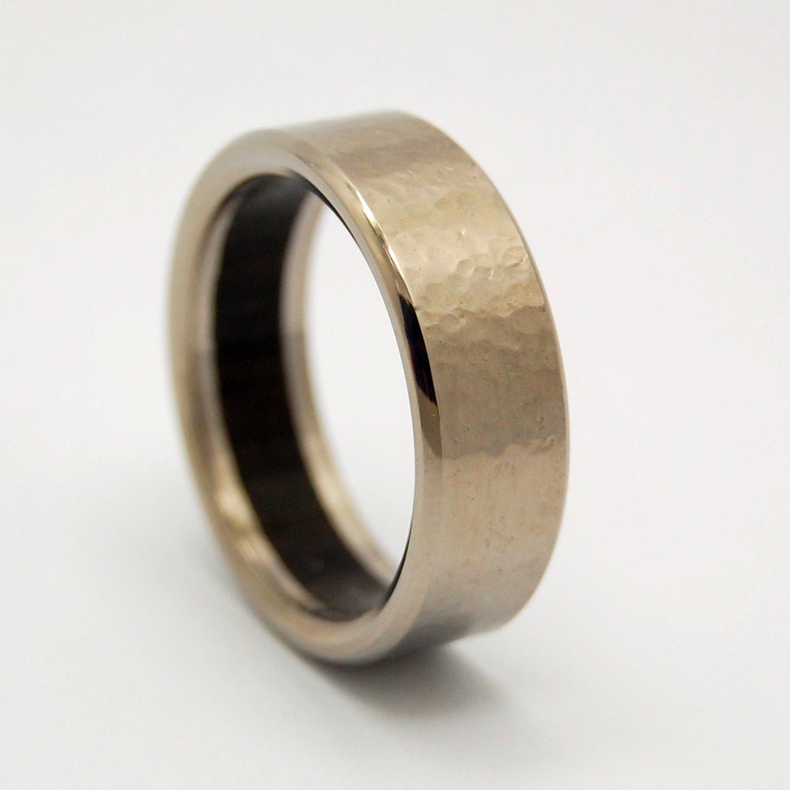 Bog | Men's Aged Bog Oak Wood & Titanium Wedding Ring - Minter and Richter Designs