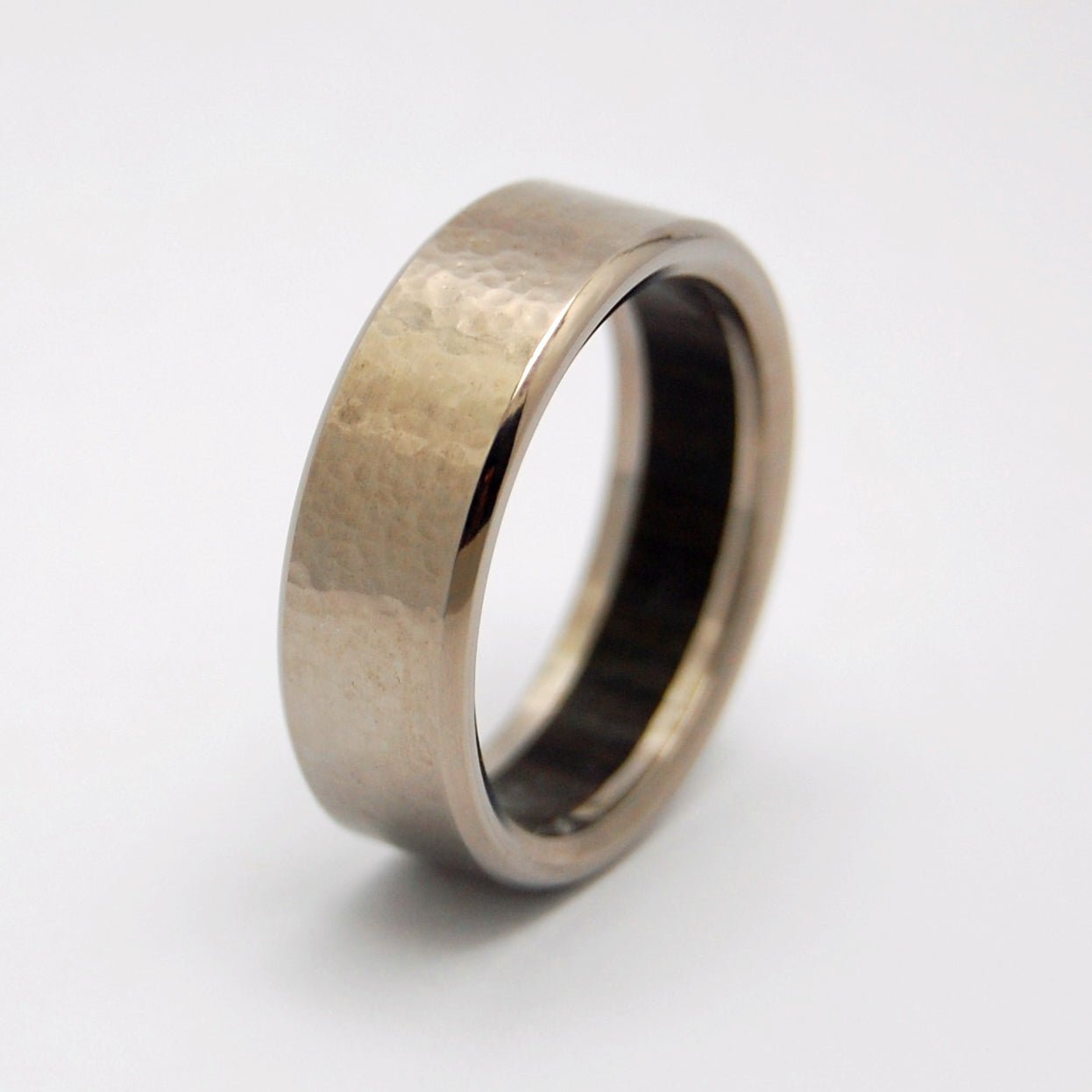 Bog | Men's Aged Bog Oak Wood & Titanium Wedding Ring - Minter and Richter Designs