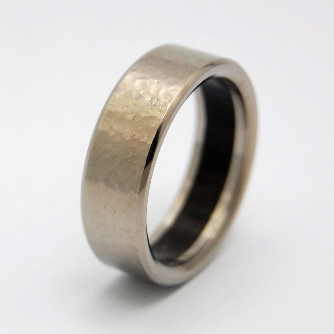 Bog | Men's Aged Bog Oak Wood & Titanium Wedding Ring - Minter and Richter Designs