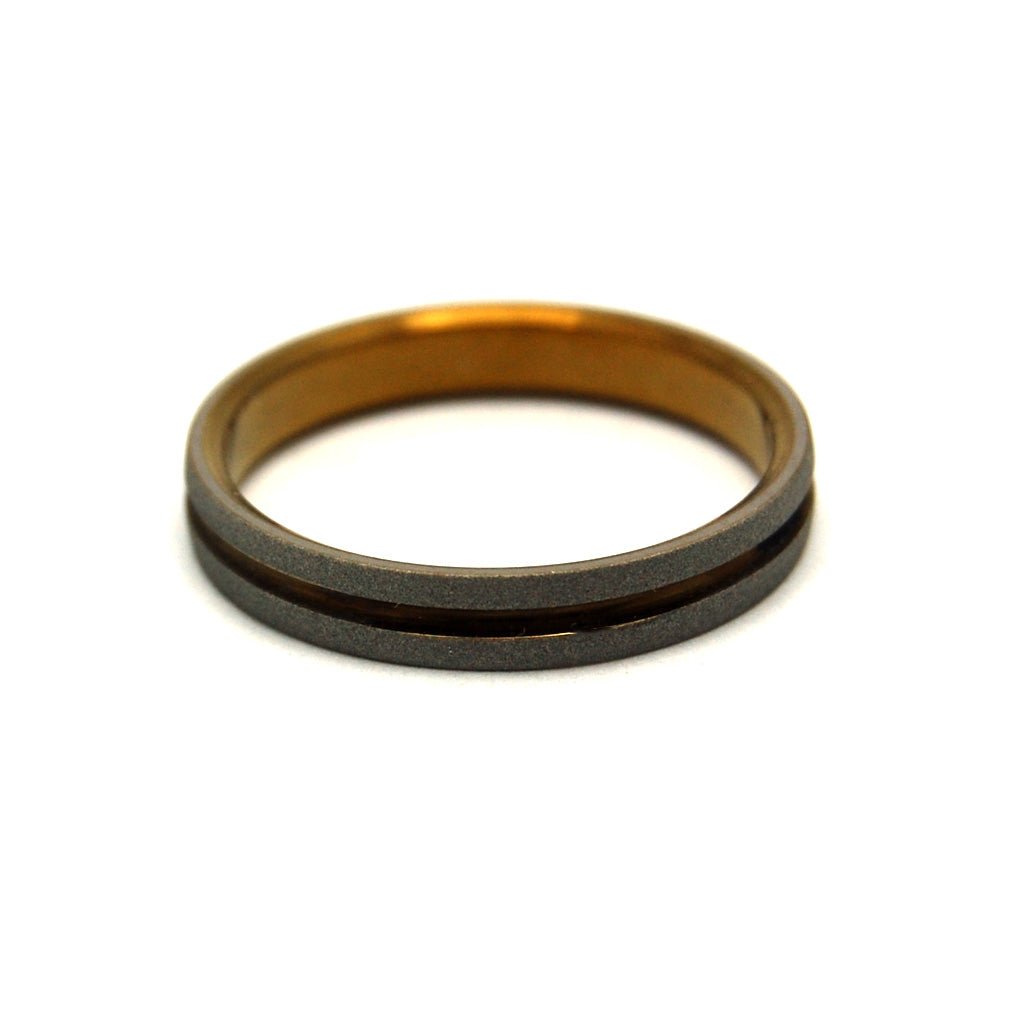 Bold As Love Bronze | Men's Bronze & Titanium Wedding Ring - Minter and Richter Designs