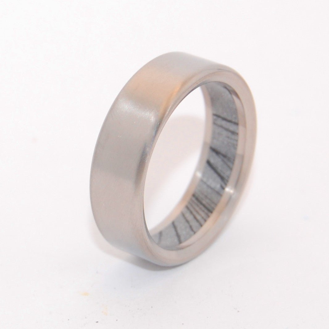 Bondjamesbond | Men's Meteorite, Mokume Gane & Titanium Wedding Ring - Minter and Richter Designs