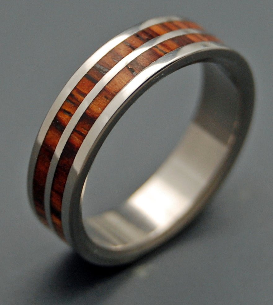 By My Side | Men's Wood & Titanium Wedding Ring - Minter and Richter Designs