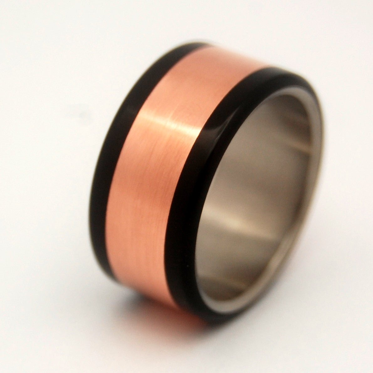 Copper And Titanium Wedding Ring | Men's Copper & Titanium Wedding Ring - Minter and Richter Designs