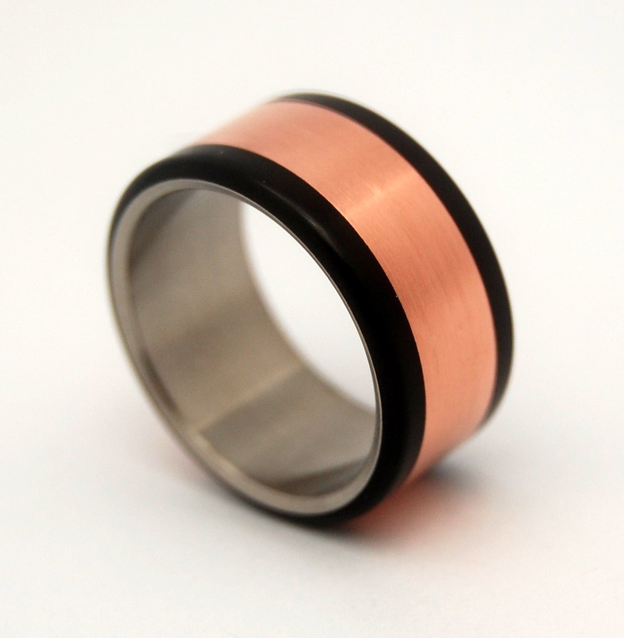 Copper And Titanium Wedding Ring | Men's Copper & Titanium Wedding Ring - Minter and Richter Designs