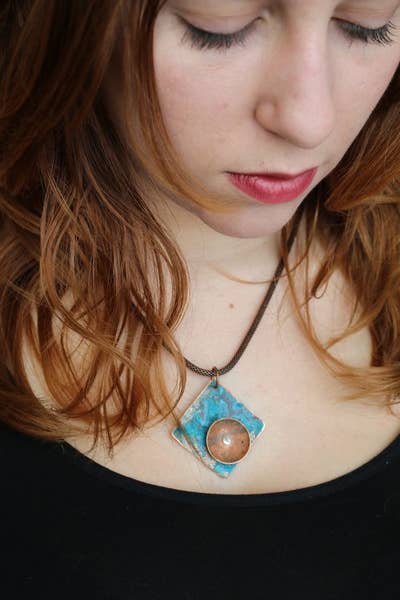 Copper Jewelry - Necklace | The Disc Necklace - Minter and Richter Designs