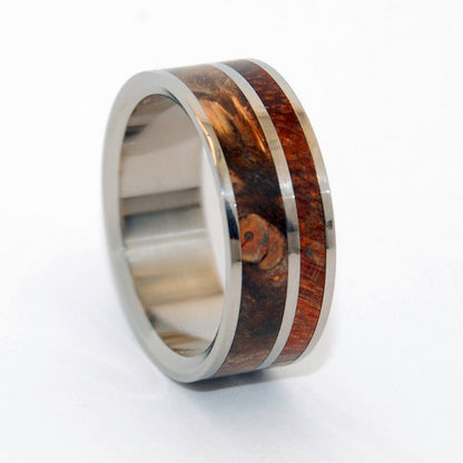 Corinthian | Men's Koa Wood, Maple Wood & Titanium Wedding Ring - Minter and Richter Designs