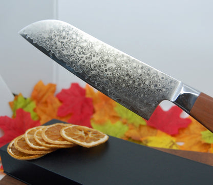 Damascus Steel Chef's Knife | Applewood Knife - Wedding Gift - Groomsmen Gift - Fathers Day - Minter and Richter Designs