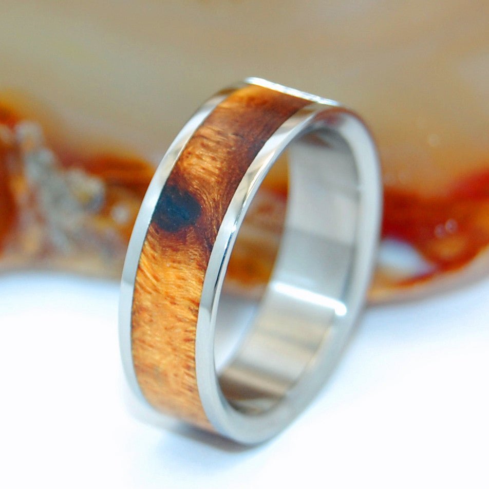 Desert Rose | Men's Desert Rose Wood Wedding Ring - Minter and Richter Designs