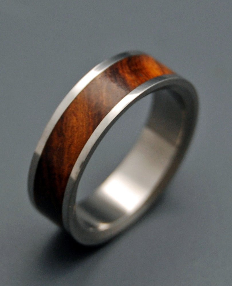 Desert Rose | Men's Desert Rose Wood Wedding Ring - Minter and Richter Designs