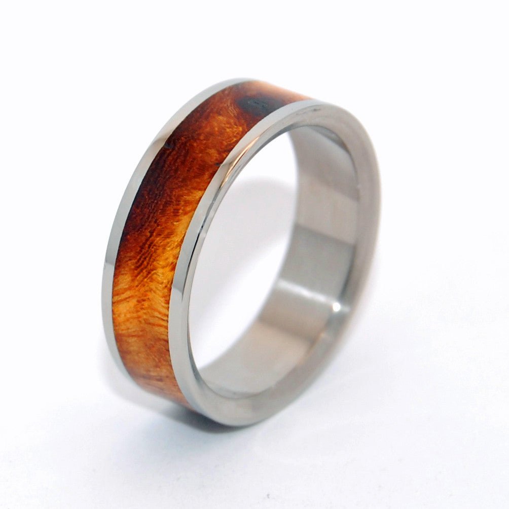 Desert Rose | Men's Desert Rose Wood Wedding Ring - Minter and Richter Designs