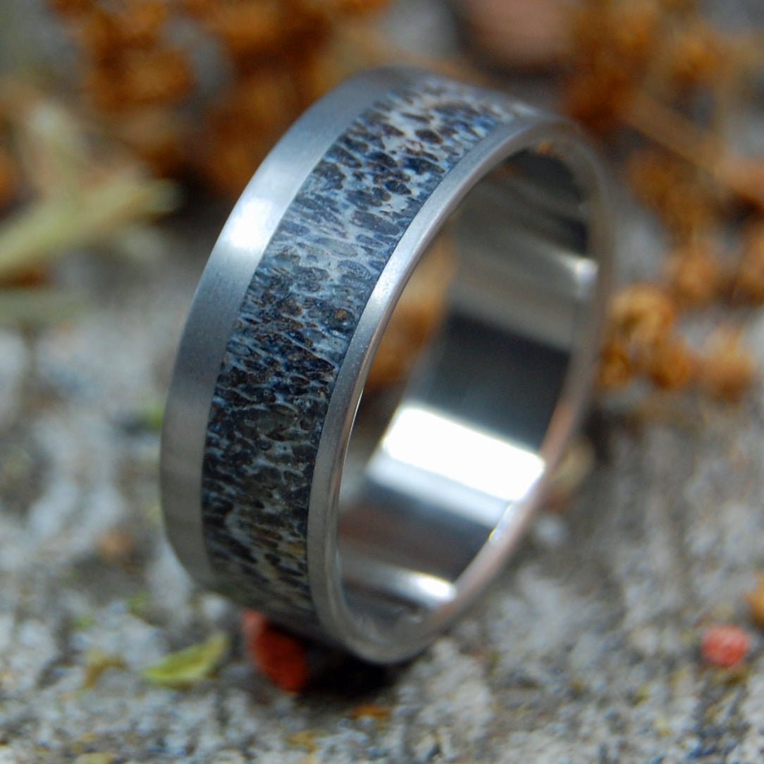 Elk Of Banff | Men's Elk Antler & Titanium Wedding Ring - Minter and Richter Designs