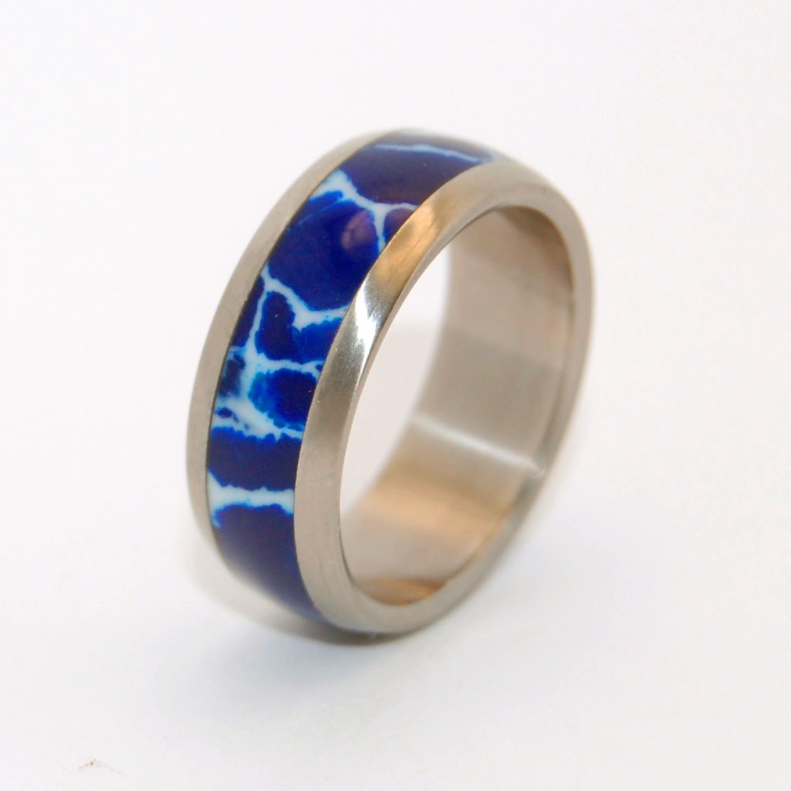 Every Drop Of Cobalt | Men's Stone & Cobalt Wedding Ring - Minter and Richter Designs