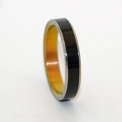 Eyes Of Night | Onyx Stone - Unique Wedding Ring - Black Ring - Minter and Richter Designs