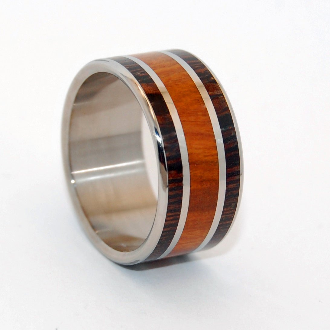 Find Me | Men's Ancient Kauri Wood & Titanium Wedding Ring - Minter and Richter Designs