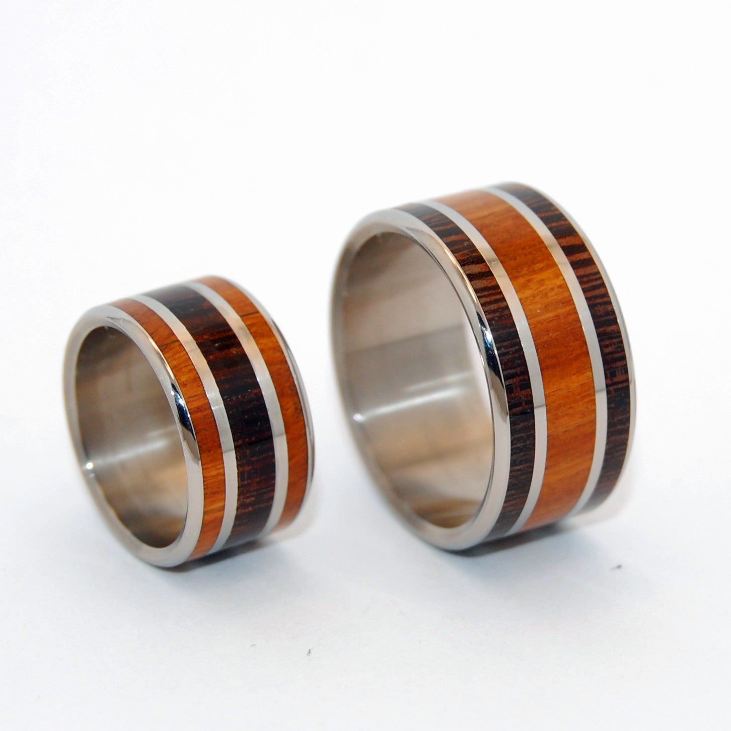 Find Me | Men's Ancient Kauri Wood & Titanium Wedding Ring - Minter and Richter Designs