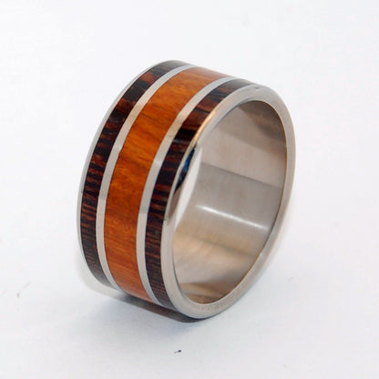 Find Me | Men's Ancient Kauri Wood & Titanium Wedding Ring - Minter and Richter Designs