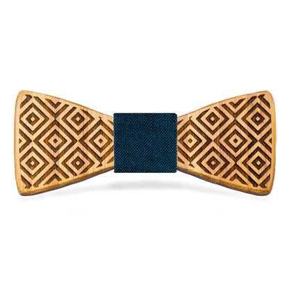 Floral Bow Tie | Handmade Bamboo Bow Tie - Wedding Gift - Groomsmen Gift - Fathers Day - Minter and Richter Designs