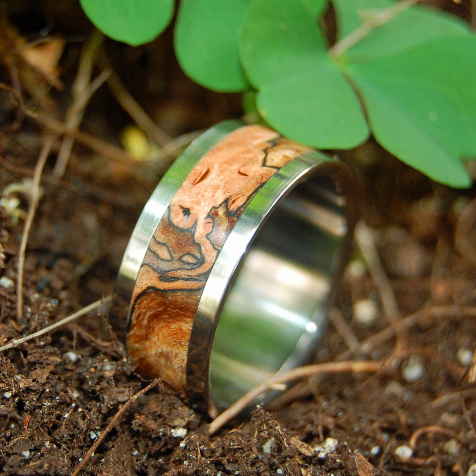 For The Love Of Maple | Men's Maple Wood & Titanium Wedding Ring - Minter and Richter Designs