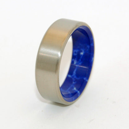 Good Vibrations | Men's Stone & Titanium Wedding Ring - Minter and Richter Designs