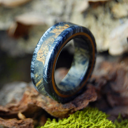 Greek God Dons Bronze | Men's Wood, Bronze & Titanium Wedding Ring - Minter and Richter Designs