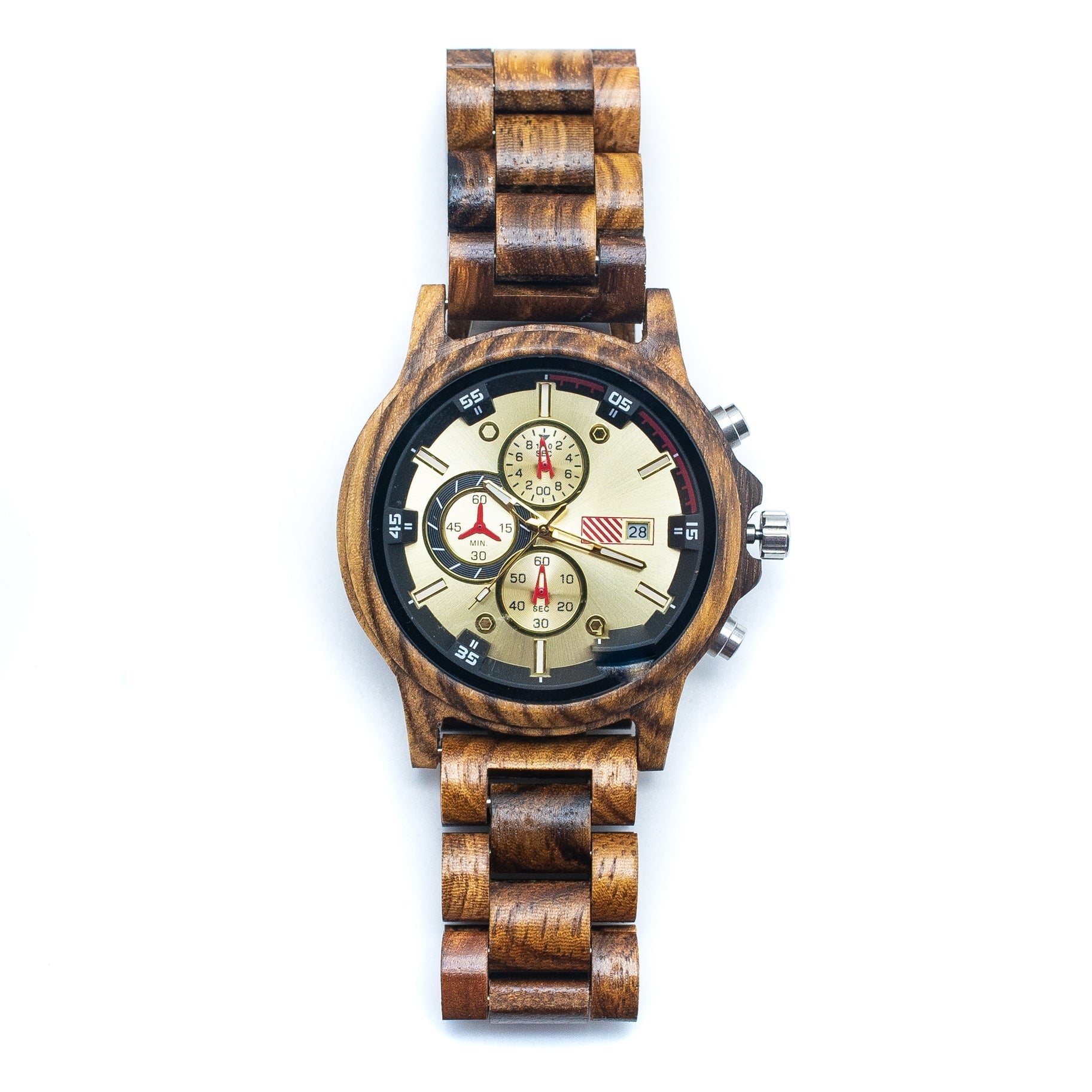 Handmade Wooden Quartz Watch - Wrist Watch - Groomsmen Gift - Minter and Richter Designs