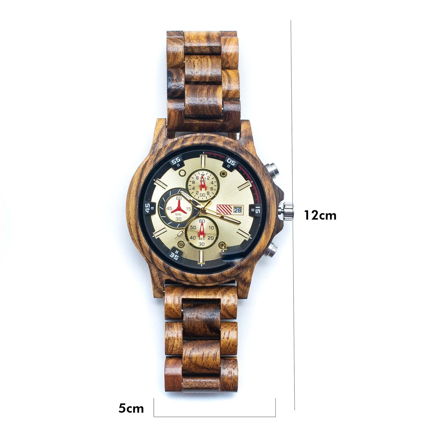 Handmade Wooden Quartz Watch - Wrist Watch - Groomsmen Gift - Minter and Richter Designs