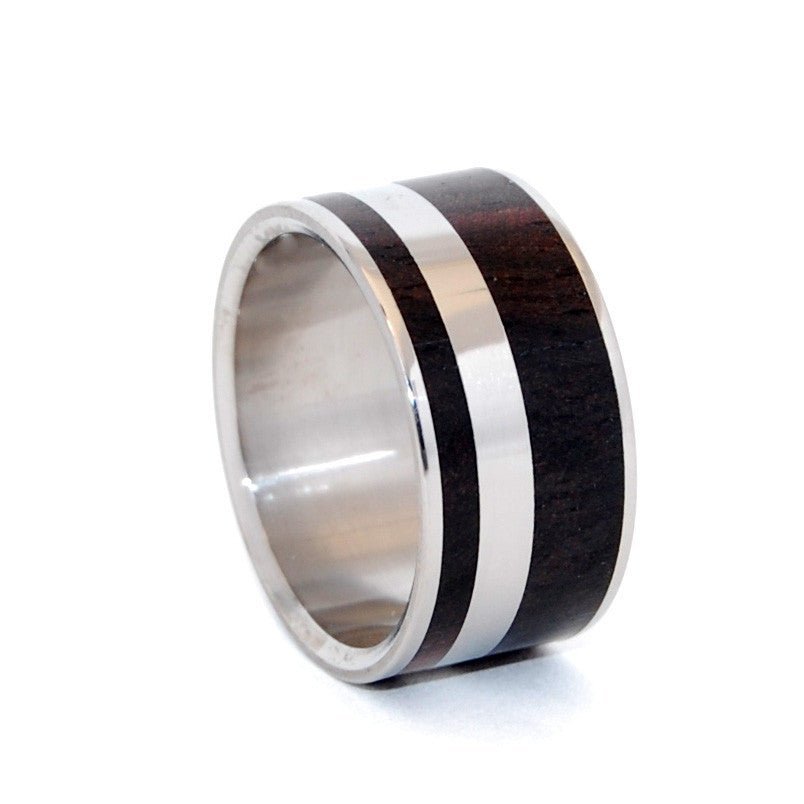 Heart's Desire | Men's Ebony Wood & Titanium Wedding Ring - Minter and Richter Designs