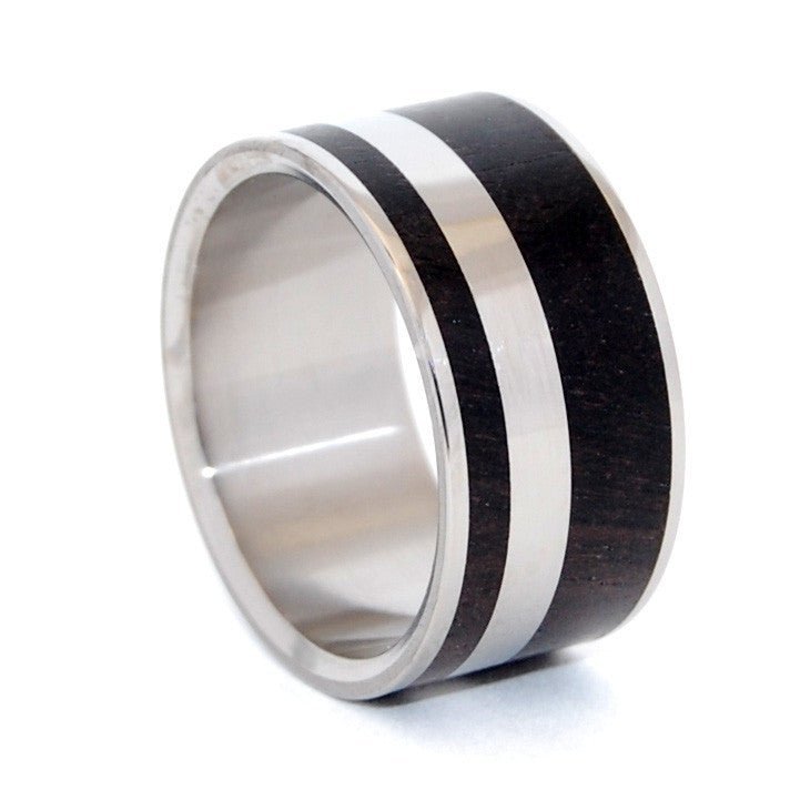 Heart's Desire | Men's Ebony Wood & Titanium Wedding Ring - Minter and Richter Designs