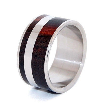 Heart's Desire | Men's Ebony Wood & Titanium Wedding Ring - Minter and Richter Designs