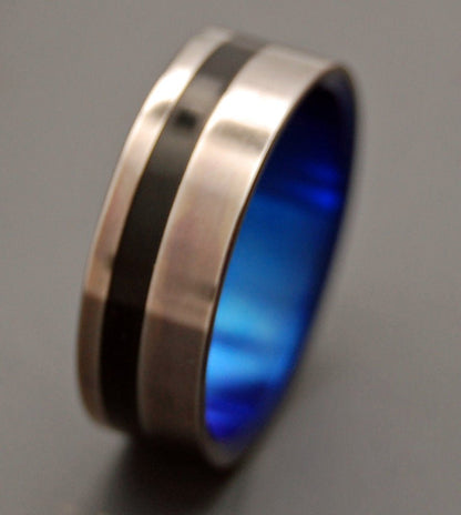 Heathcliff | Men's Water Buffalo Horn & Titanium Wedding Ring - Minter and Richter Designs