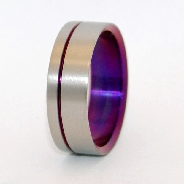 Heliotrope | Men's Titanium Wedding Ring - Minter and Richter Designs