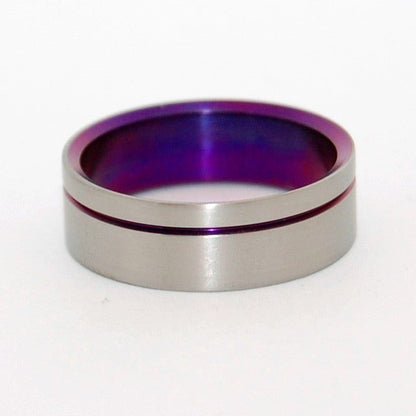 Heliotrope | Men's Titanium Wedding Ring - Minter and Richter Designs